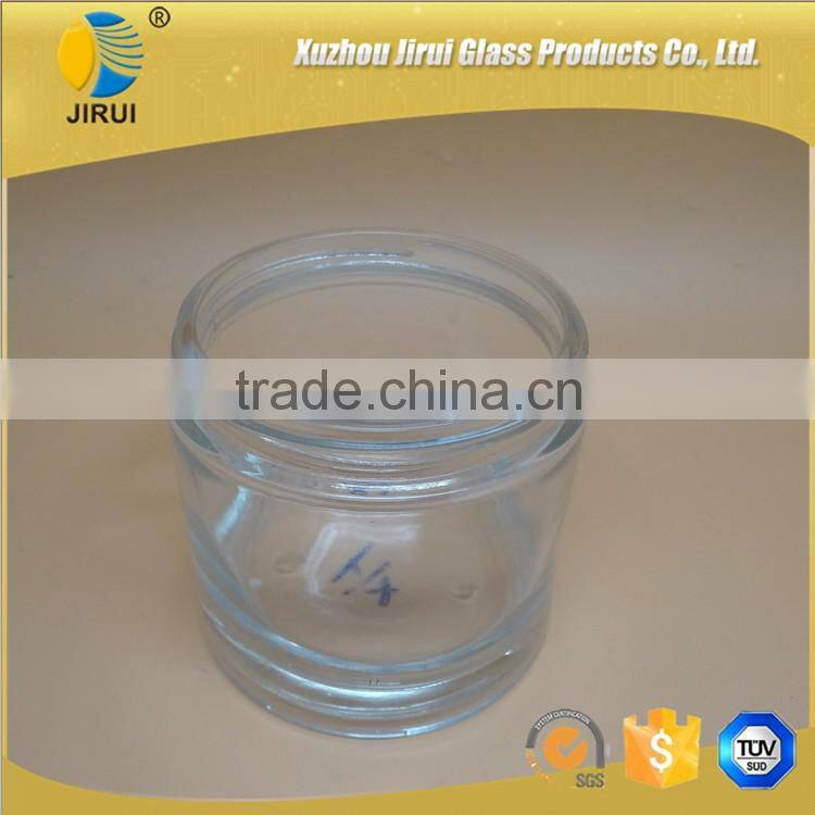 500ml big clear glass cream jar for sale
