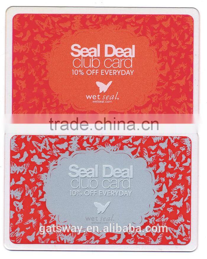 Professional Card Design Pvc Transparent Card