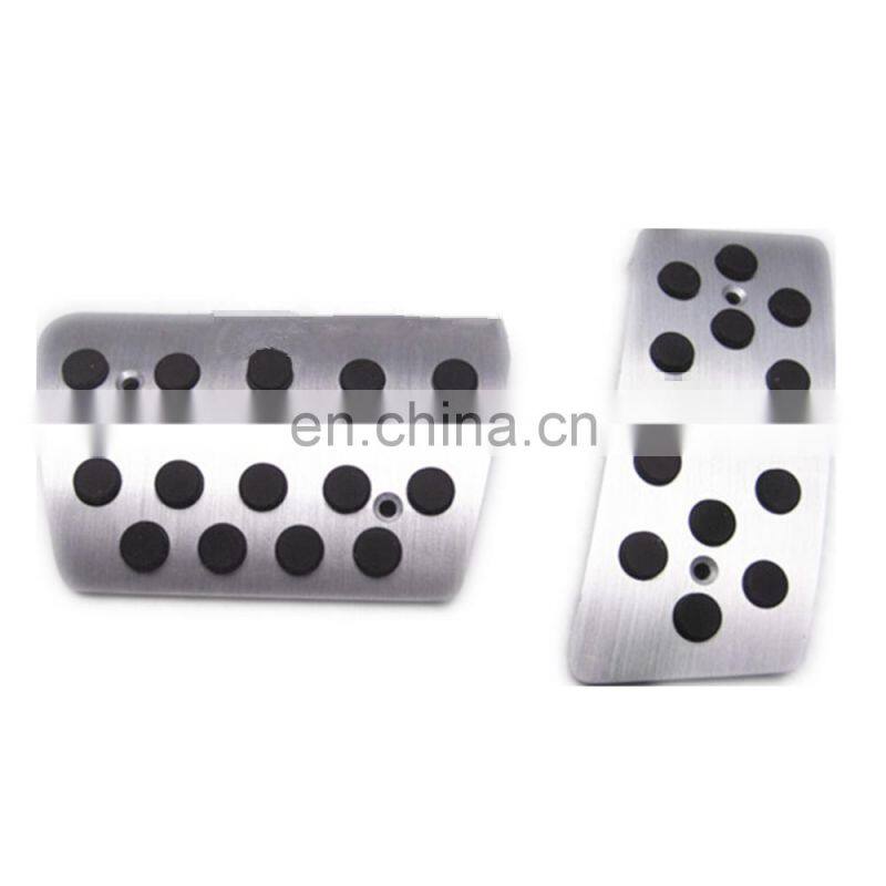 Manual Car Stainless Car Pedal Cover Accelerator Brake Pedals Pads For Wrangler