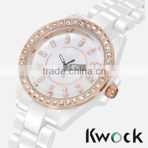 New Design Fashion Vogue Ladies Watch Ceramic Material