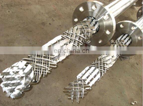 Competitive price with high quality PVC PP PTFE PVDF static mixer mixing tube