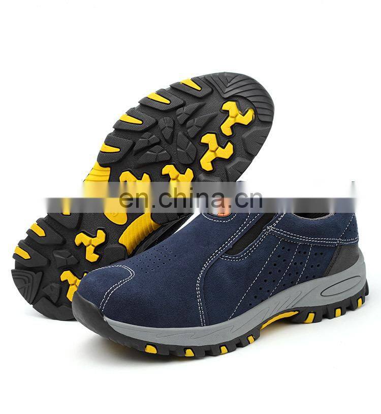 Steel toe dual density pu sole safety boots