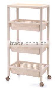 Callia Plastic Storage Rack/3 or 4 layer plastic rack/household plastic items