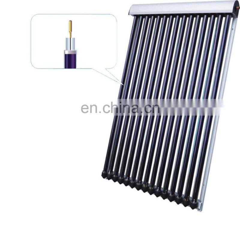 20 tubes evacuated solar collector for solar thermal projects
