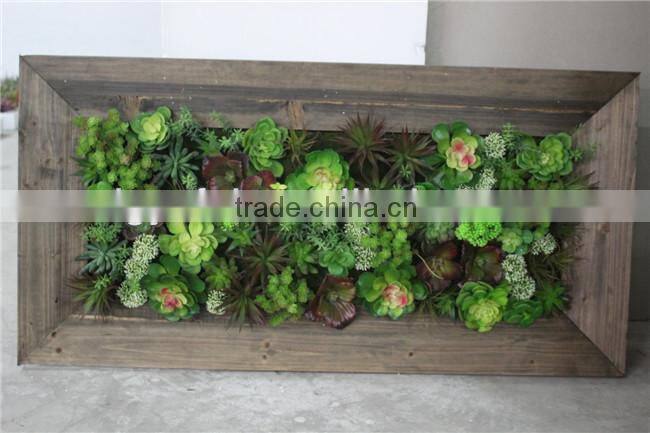 wall hanging artificial flowers/artificial green wall/artificial plant wall