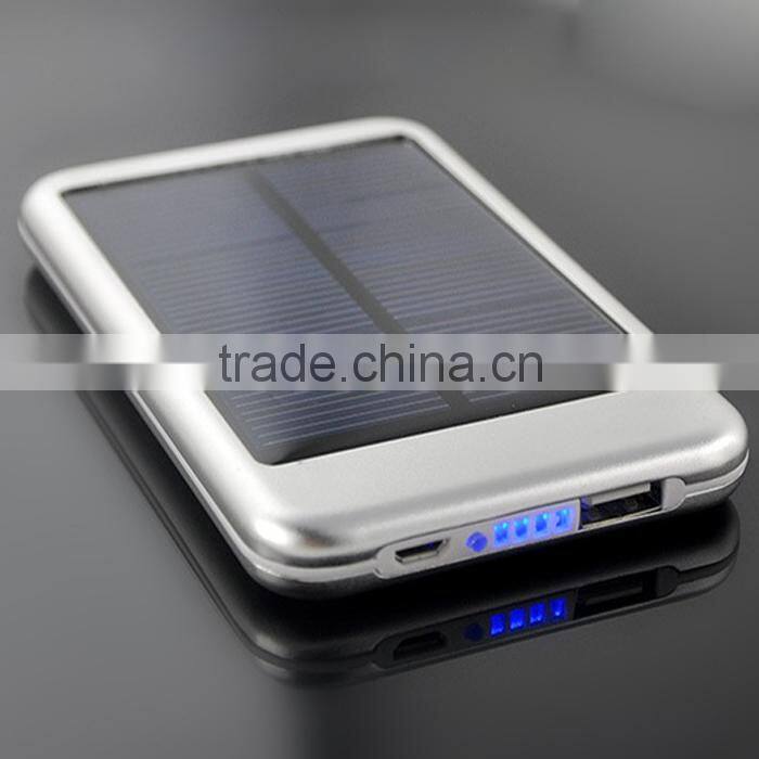 5000mah solar power bank solar panel power bank