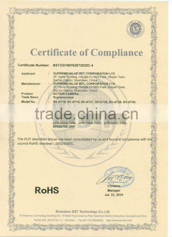 Waterproof 1080P Full HD Extreme Sports Action Camera DVR Cam 5mp 1.5 inch