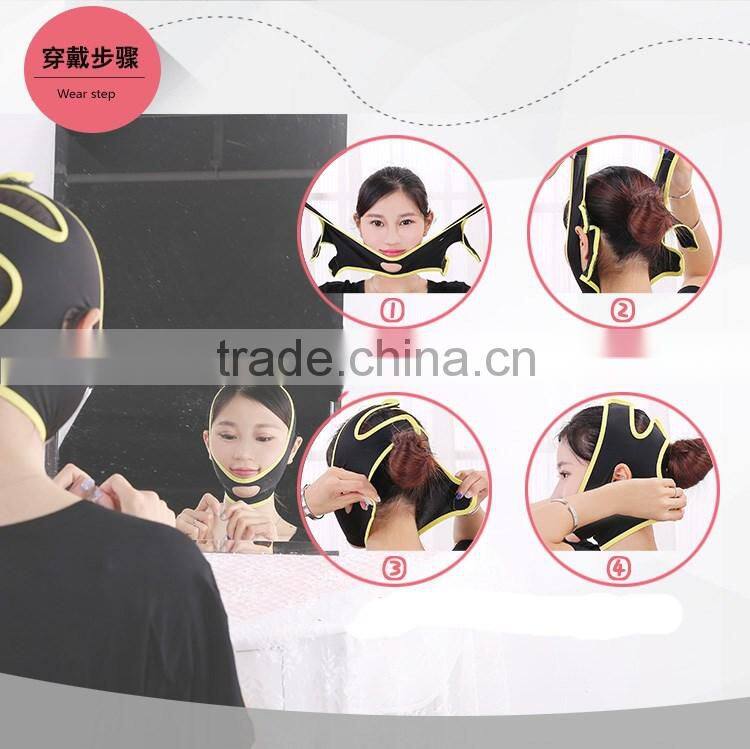 New Version Health Care Beauty V-Line Face Chin Neck Facial Skin Lift Up Belt Mask