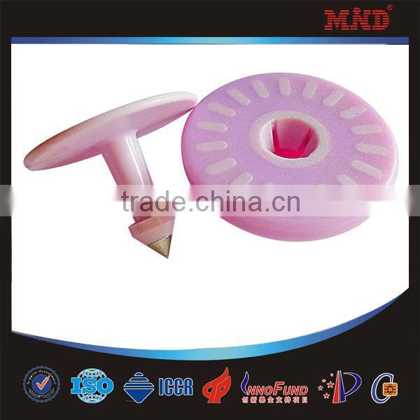MDE100 2015 new type round animal ear tags for pig