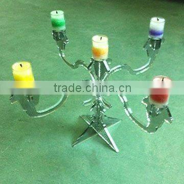 promotional valentine's day decoration acrylic candle holder