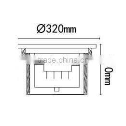 High quality High Brightness 36W 32W 30W Outdoor led driveway light IP67 Stainless steel cover Al body tempered glass