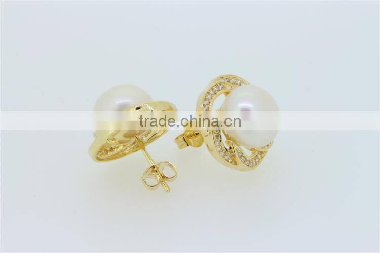 2015 Newest Pearl 925 Silver Earring