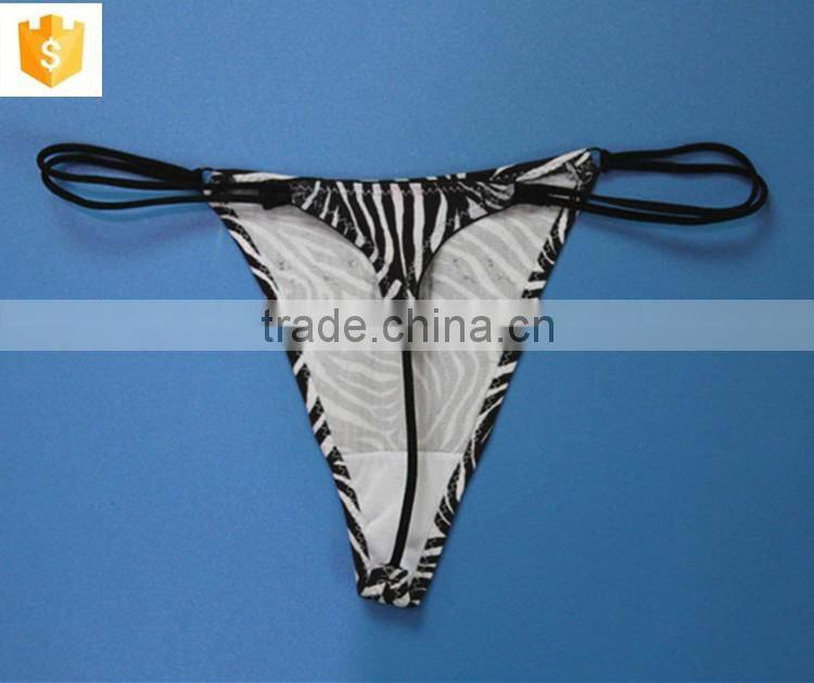 Leopard sexy mature underwear with sequin,sexy panty g-string