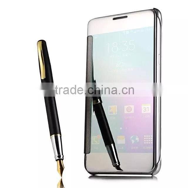 Mirror Clear View Slim Flip Leather Case Cover for huawei mate8