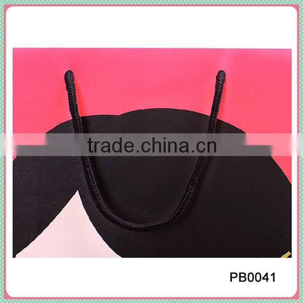 New Style Custom Printed Paper Bag With PP Rope