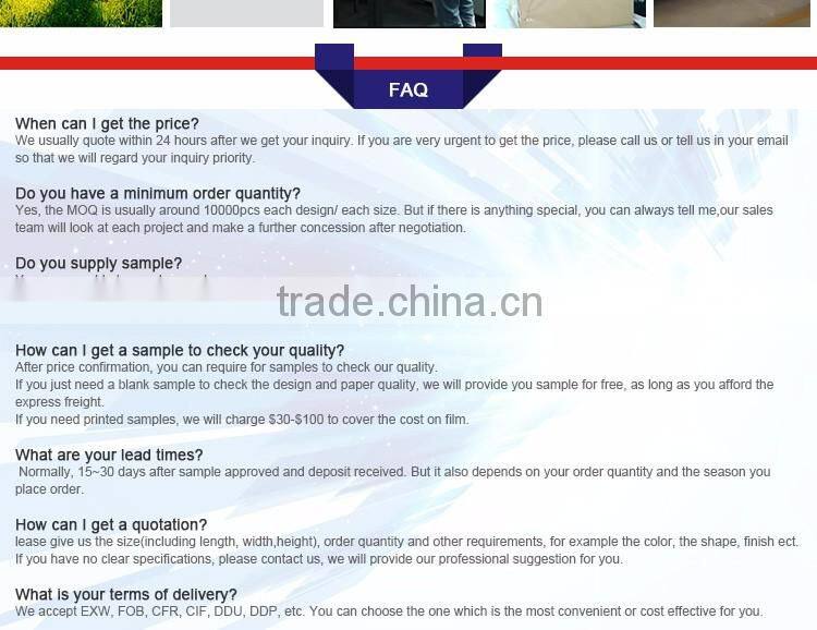 High quality blister card printing / blister card packaging design