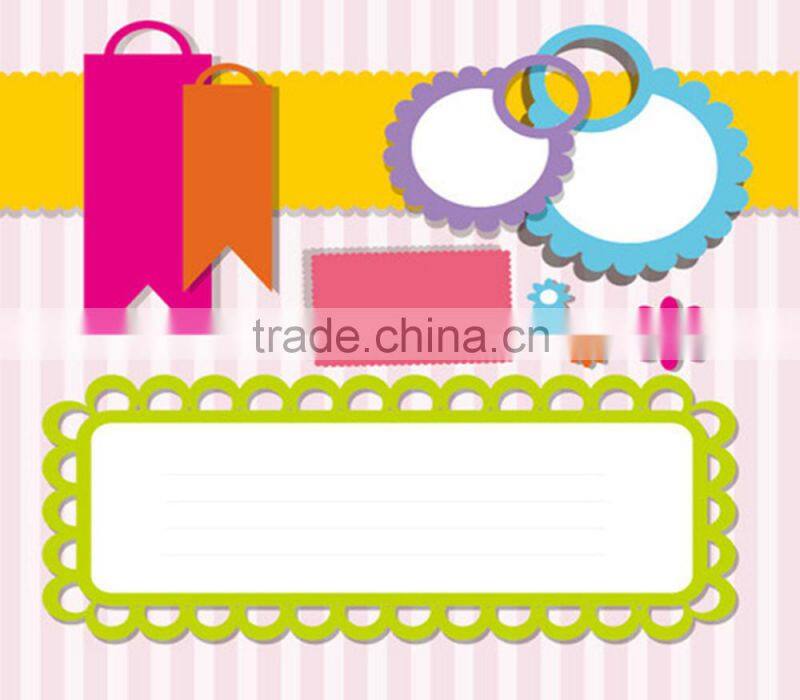 memo scrapbook, weekly diy scrapbooking memo, scrapbooking die cut