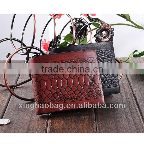 2014 xinghao leather top selling designlady wallet woman wallet