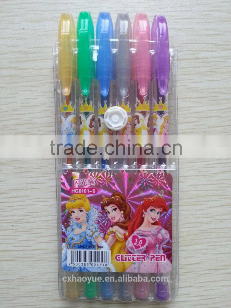 BP style fruit scent 16 colors glitter gel pen
