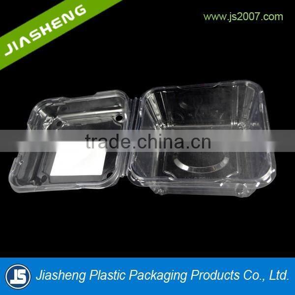 Dongguan PET Clear plastic clamshell food containers/fruit container