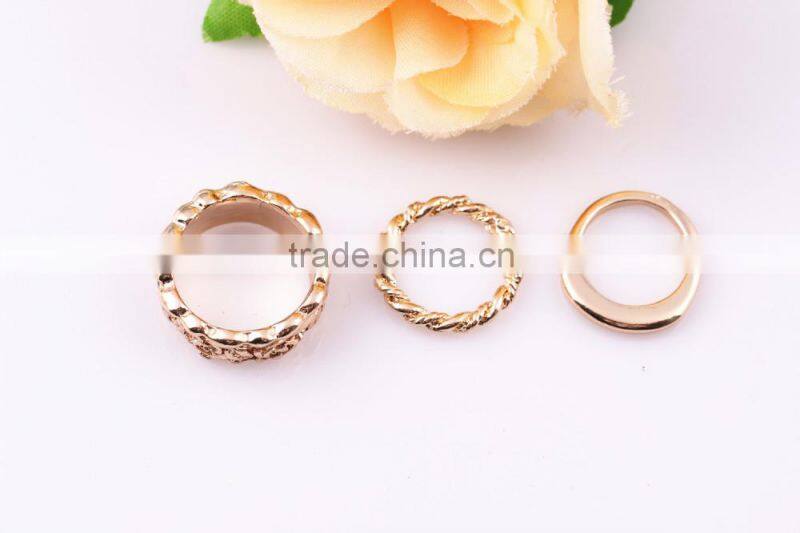 Fashionable Jewelry Gold Plated CZ Diamond Ring