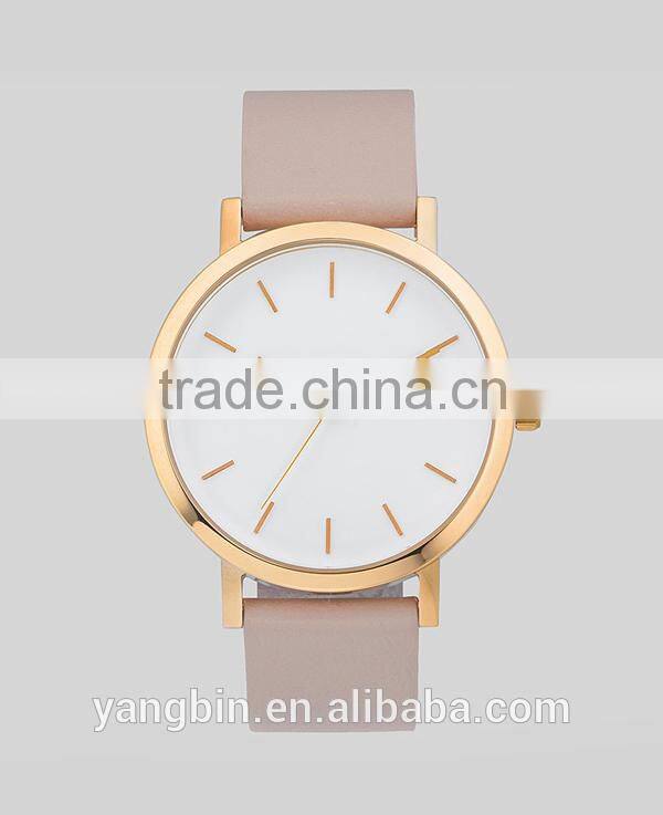 high end leather strap branded watches for couple