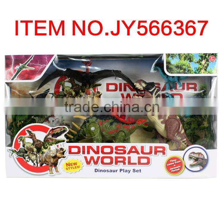 OEM manufacturer plastic dinosaur toys set for kids play