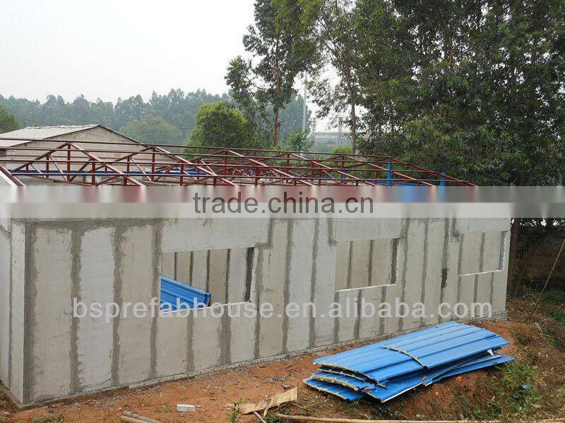 light steel structure steel shed prefabricated kit homes