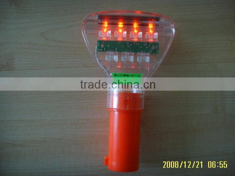 Roadway safety low cost high brightness traffic warning lamp