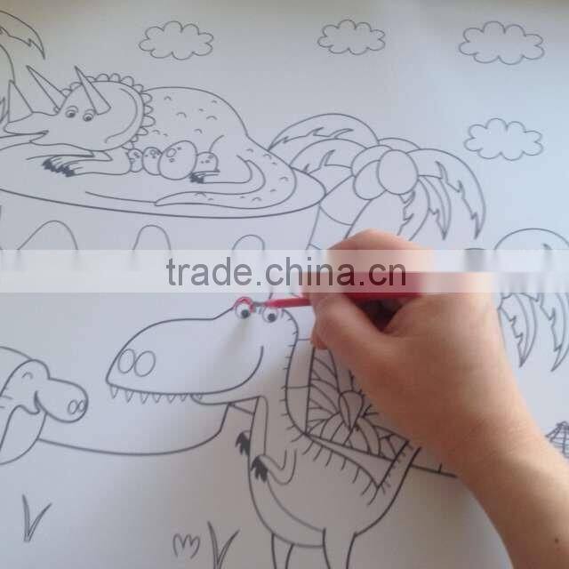 educational patterns graffitti membrane film for children