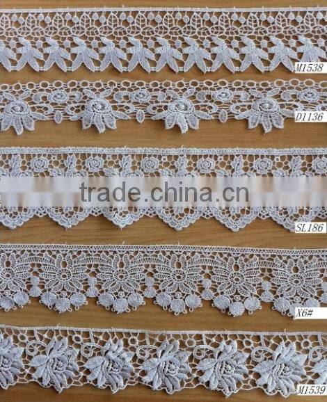 Wholesale African Chemical Lace Trim Model GHS195 With 6cm