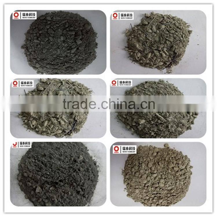 High strength steel fiber high aluminum pouring castable