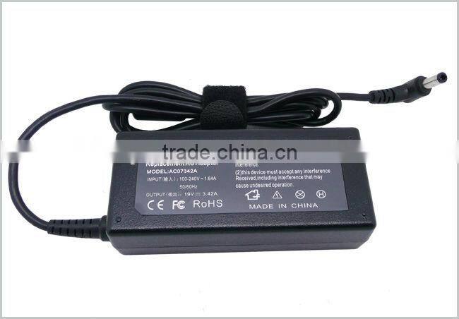 YUNDA NEW ac adapter charger for Gateway M-73 ML3000 MX6625 NX200 CX200 65w 19v 3.42a laptop