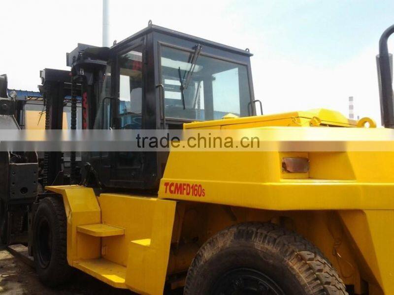 Used japan made 16ton forklift TCM forklift | used diesel forklift TCM 16 ton for sale