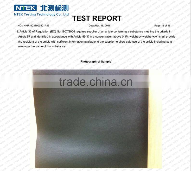 China suppliers leatherette upholstery