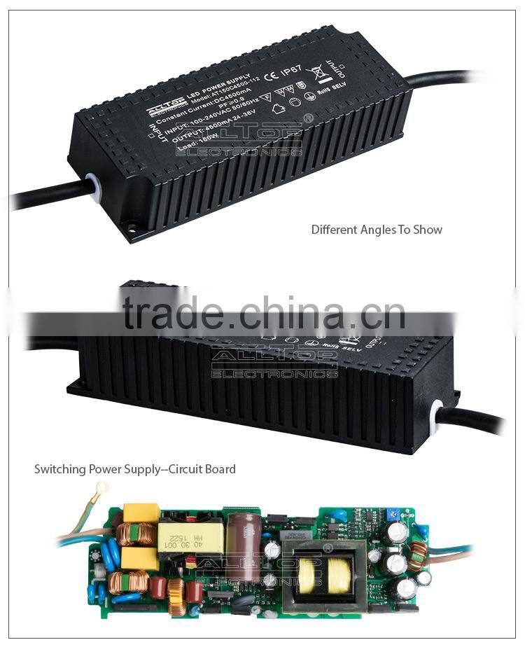 Constant current IP67 waterproof 150W 3000mA led power supply