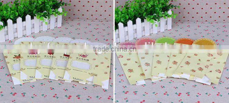Handmade Feature and Art Paper wedding candy box with window