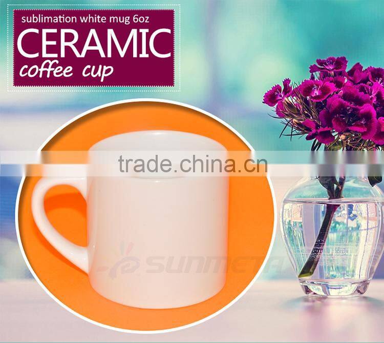 Sunmeta 6oz Blank Sublimation Coffee Mugs At Low Price Wholesale From Sunmeta