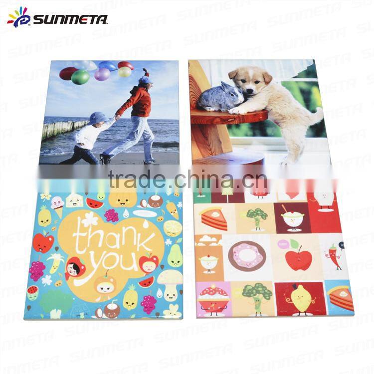 From China Supplier Sunmeta Popular White Sublimation Coated Printing Decorative Wall Tile For Sale Price