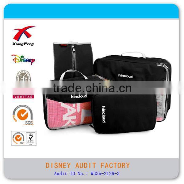 XF 2015 Durable 4 Pcs Set Travel Packing Cubes for Travel Bags