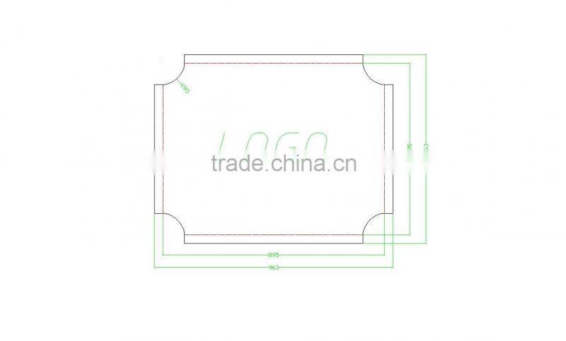 Advertising banner cafe barrier with customized printing