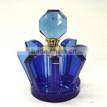 Blue Nice Design High Quality Crystal Perfume Bottle