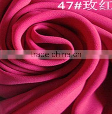 Factory direct sales 75D polyester crepe chiffon fabric for ladys blouses and dresses,scrafts,Garment,wedding dress etc