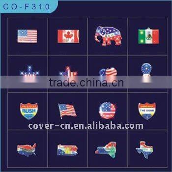 Newest promotional gifts, LED Badge with Pin and Magnet