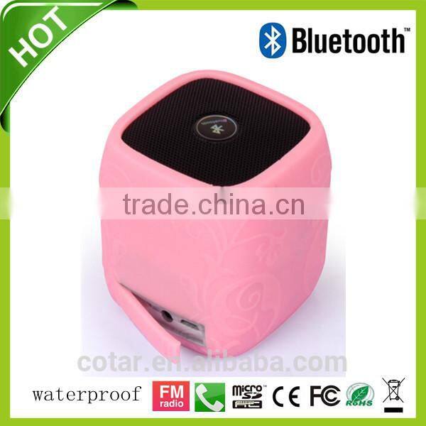 2016 Factory Wholesales Mini Wireless Waterproof Mushroom Bluetooth Speaker With Silicone Case