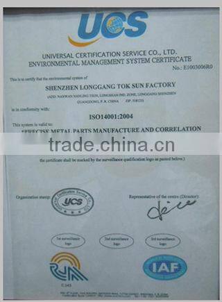 Metal stamping part with rivet