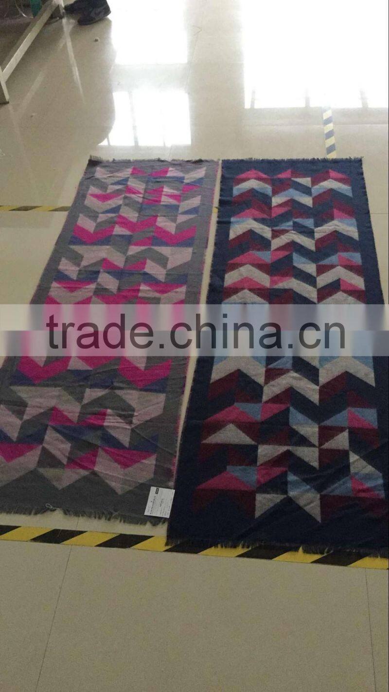Fashionable scarf custom design 60*150cm 100% acrylic pashmina scarf