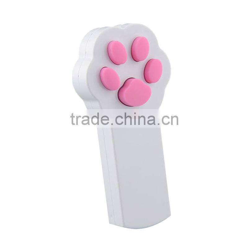 New Funny Pet Cat Interactive Automatic Red Laser Pointer toy electronic button battery