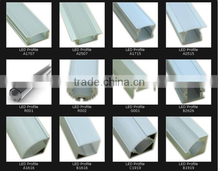 UL/CE/RoHS led strip / LED Aluminum profile extrusion / aluminum stair profile