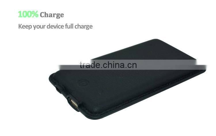 2016 Newest product 5000mah mobile cell phone charger/portable mobile phone charger/mobile leather power bank